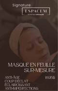 Masque en feuille sur-mesure Espacem